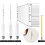 Professional Alcohol Meter - Precision Hydrometer Set With Graduation 0-100% + Integrated Thermometer 2