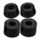 Zwarte PU skateboard pads voor verbeterde lagerstabiliteit (0,83 x 0,79 x 0,59 inch) 7