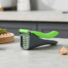 Liquidation ! Presse-purée, presse-ail, hachoir à bœuf – Ensemble d'ustensiles de cuisine manuels, vert. Compatible avec les éviers standards.