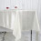 Toalha de mesa retangular de cetim BalsaCircle 72x120 polegadas, cor marfim 2