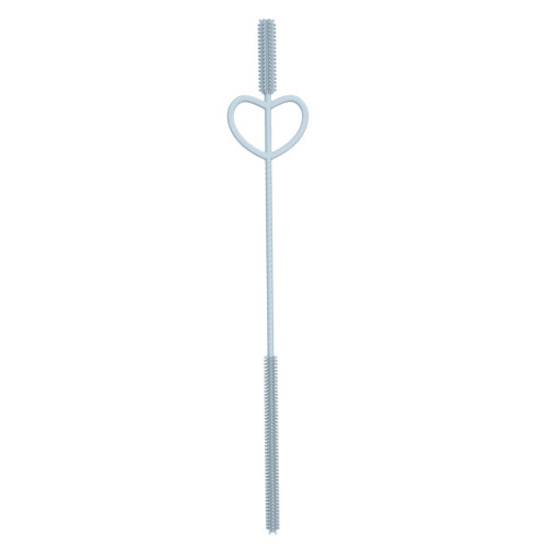 Escova de limpeza de silicone extra longa de 30 cm (11,81 polegadas), reutilizável, flexível, macia, de silicone de qualidade alimentar, para