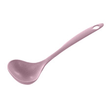 Wheat Straw Soup Ladle Heat Resistant Food Grade Silicone Serving Spoon Large Capacity Kitchen Utensil for Soups Stews