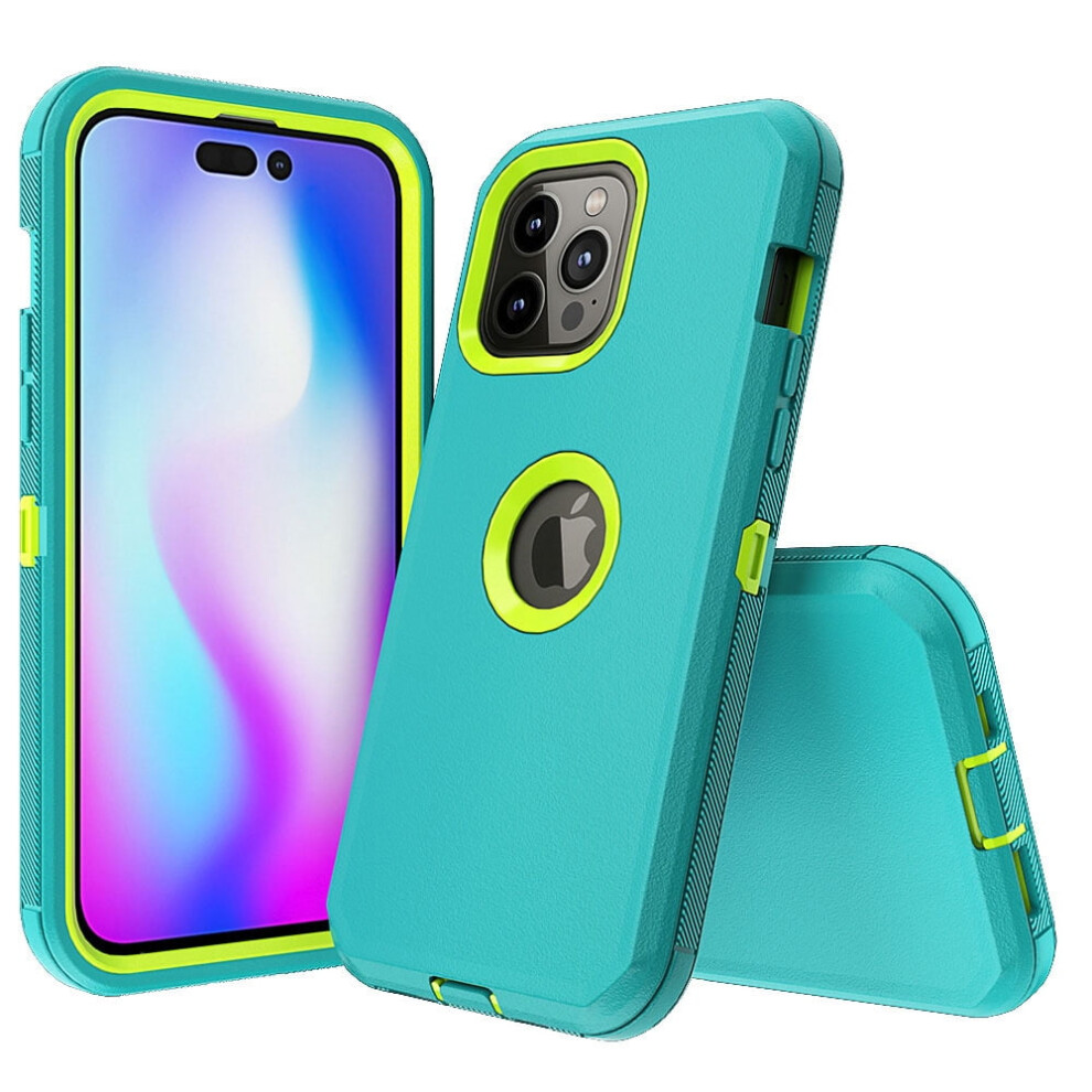 Iphone 14 Pro Case Military-Grade Shockproof Armor Green 9170372498031
