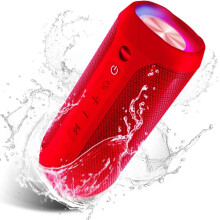 20W Louder Waterproof Portable Bluetooth Speaker - 20H Playtime, True Wireless Stereo, RGB Lights, TF Slot - Ideal For Beach & Pool
