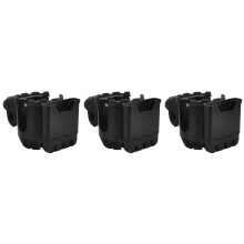 Portabicchieri per deambulatore, set di 3 portabicchieri con supporto per telefono, accessori per sedia a rotelle