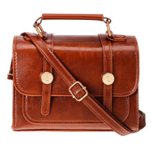 Kabelka Vintage Malá hnedá crossbody kabelka pre ženy s rúčkou Dámska kabelka cez rameno na cestovanie a každodenné použitie