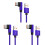 USB C Σωστή γωνία 90 Αγκώνας με πλεγμένο νάιλον USB A σε C66W Γρήγορη φόρτιση καλωδίου 1