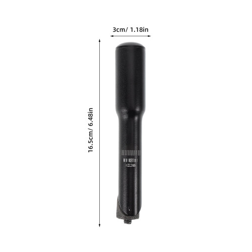 Black Bike Stem Riser for Road Bikes 22.2 mm 1