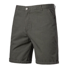 Men's Shorts Solid Color Casual Loose Button Waist Pockets Beach Pants Shorts Pants S-5XL