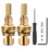 Rollbacks & More Brass1-001 & 1-002Κεραμική βαλβίδα - Σετ αντικατάστασης, Βρύση ζεστού/κρύου με 1