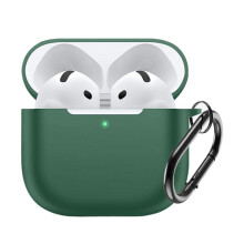 Compatibile con Apple, compatibile con AirPods4, fibbia per auricolari in morbido TPU antiurto 2024Case D6T0