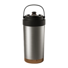 Gobelet isotherme en acier inoxydable à revêtement céramique, couvercle étanche, pour boissons chaudes et froides, idéal pour le bureau ou le