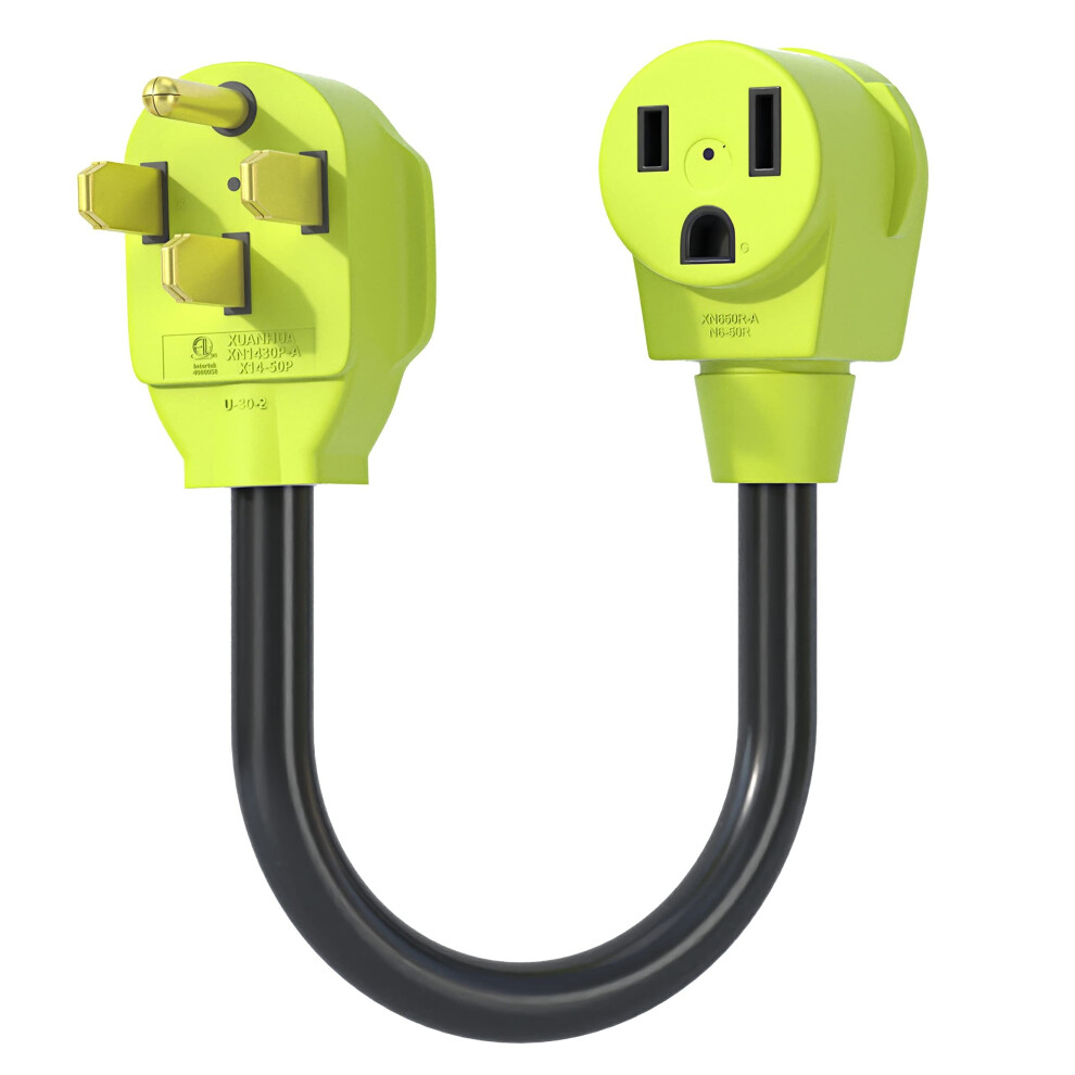 Welder Plug Adapter,Nema 14-50P To Nema 6-50R,4 Prong To 3 Ponng 50 Amp Welder Plug Adapter Cord,Stw 10 Awg(1.5Ft) 9496895067302