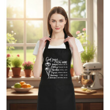 Grappige, waterafstotende schorten voor dames met 2 zakken, verstelbare borstlap, chef-kokschort voor koken en bakken.