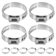 OUNONA 60 Pcs Double Sided Mint Circle Connecting Ring Clamp
