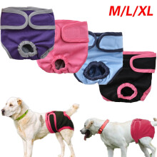 Comfortable Reusable Dog Diapers Pants – Breathable, Sanitary, for Small to Large Dogs (1pc, Black, XL)