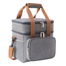 Grande boîte à lunch isotherme en liquidation, double sac à lunch robuste et étanche, idéale pour hommes et femmes adultes, pour le travail, les