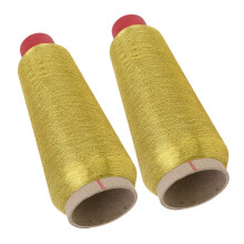 2 Rolls Metallic Machine Embroidery Thread Spool Embroidery Decorative Sewing for Weaving Craft Machine DIY