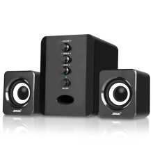D-202 USB Wired Combination Speakers Computer Speakers Bass Stereo Music Player Subwoofer Sound Box for Desktop Laptop Notebook Tablet PC Smart Phone