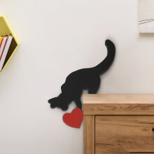 Décoration d'angle de porte en métal, style art de la Saint-Valentin, très populaire, pour tête de lit ou décoration de porte intérieure.