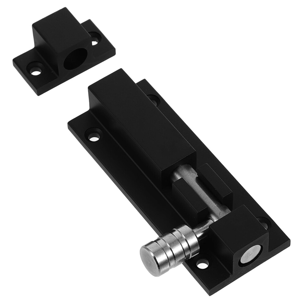 Frcolor Shed Locks Slide For Inside Door Kit Air Hose Cabinet Hinges Shopping Child Black 9450273874722