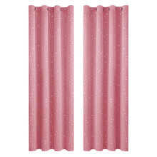 Rideaux occultants 162,5 x 132 cm, bloquant la lumière et isolants thermiques, roses, pour chambre/salon/balcon – 1 panneau, compatibles avec les