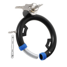 Worgeous Electric Scooter Lock Black Stainless Steel 1 Set
