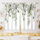 Sage Green Eucalyptus Kitchen Curtains 27.5x39 in (2 pcs) 1