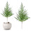 Mini Artificial Spruce Christmas Tree Desktop Ornament 1