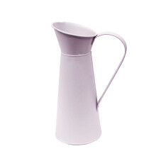 Vase à fleurs vintage en fer antidérapant, pichet en forme de cruche, pot de fleurs pour salon, style nordique durable et tendance.