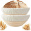 9 Inch Round Rattan Bread Proofing Basket (2 Pack) 1