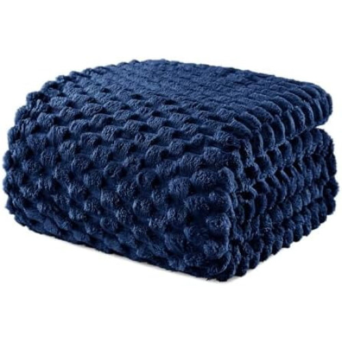 Κουβέρτα Fleece διπλού μεγέθους για κρεβάτι, 60x80 ίντσες κομψή βελούδινη μαλακή