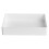 Merkloze laboratoriumaccessoires, polypropyleen dienblad, witte serveerorganizer 1