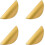 Brushed Gold Cabinet Pulls 4-Pack 1.3 Inch Center 1
