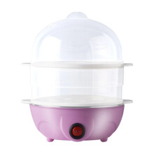 Stainless Steel Egg Cooker Double Layer 6 Eggs