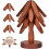 Wooden Tree Trivet Set 5 pcs + Stand 1