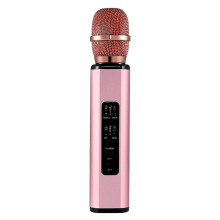 K6 Drahtloses Mikrofon mit hoher Klangtreue, Geräuschunterdrückung, empfindlichem Bluetooth 5.0-kompatiblem Karaoke-Kondensatormikrofon für