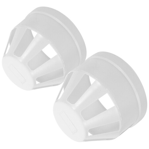 6Pièces Cache PVC Beige Durable Filtre Anti-Débris 2