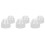 6Pièces Cache PVC Beige Durable Filtre Anti-Débris 4