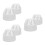 6Pièces Cache PVC Beige Durable Filtre Anti-Débris 8