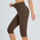 Dames wandelcapri's, sneldrogende, effen cargo cropped yogabroek 2