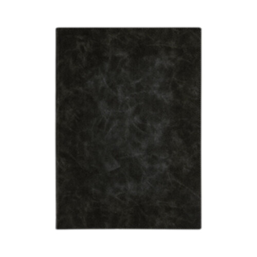 XIAOLE Leather Padfolio Clipboard Folder, Multi-Function Business Contract Folder with Writing Pad – Black 1