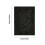 XIAOLE Leather Padfolio Clipboard Folder, Multi-Function Business Contract Folder with Writing Pad – Black 3