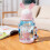 Kinder-Trinkflasche mit Strohhalm, pink, 590 ml 4