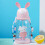 Rabbit-Shaped Water Cup with Elastic Lid 600 mL 3