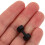 Mini halters, decoratief, zwart, glad, compact, 3 stuks 3