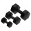 Mini halters, decoratief, zwart, glad, compact, 3 stuks 5