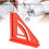 Aluminum Alloy Mini Carpenter Square—Accurate Triangular Ruler Tool 9