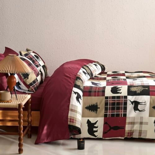 Rustieke Lodge dekbedovertrekset, queensize 2