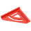 Mini escuadra de aluminio para carpintería, regla triangular 11